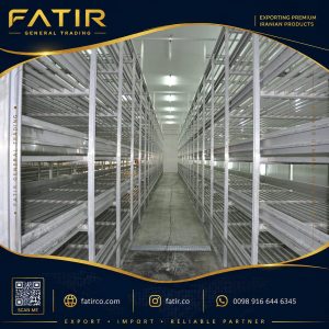 رفوف قاعات انتاج الفطر | مجموعة فاطر