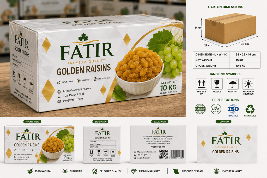 fatir golden raisins